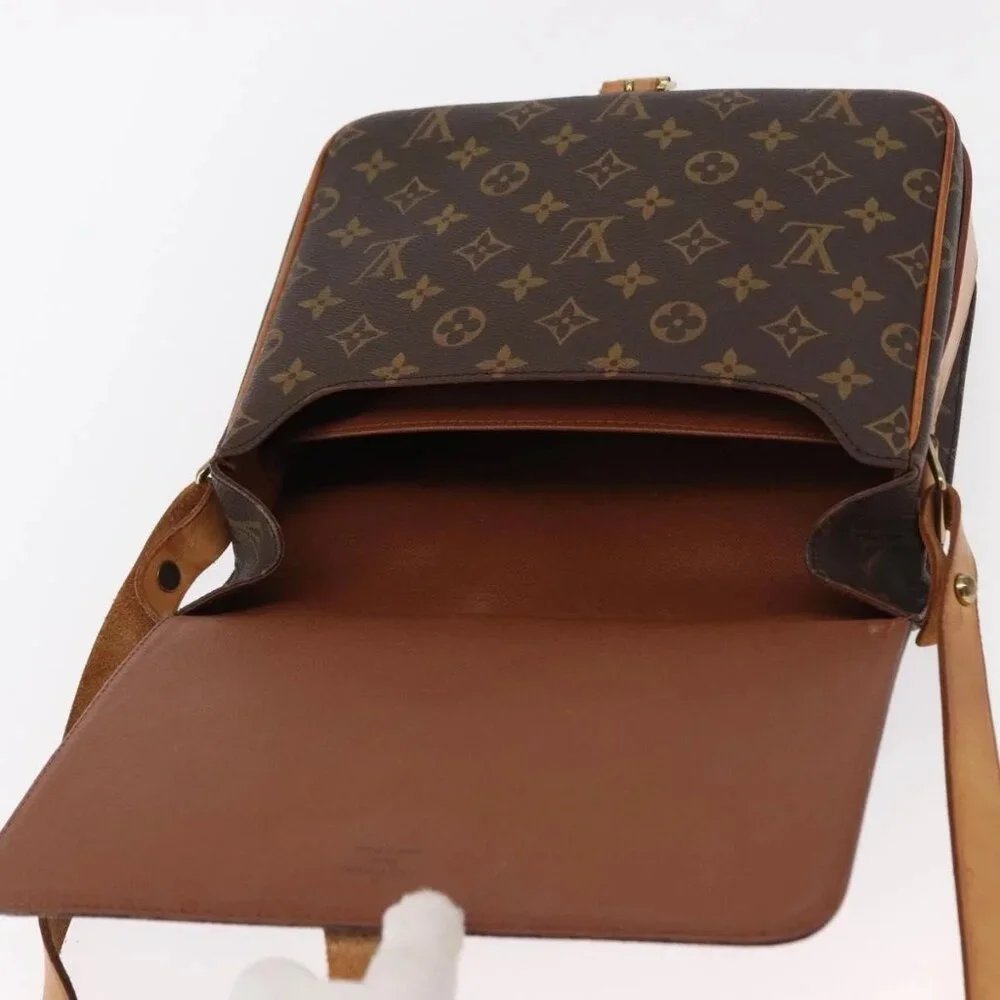 LOUIS VUITTON Monogram Cartouchiere GM Shoulder Bag M51252 LV Auth 155577